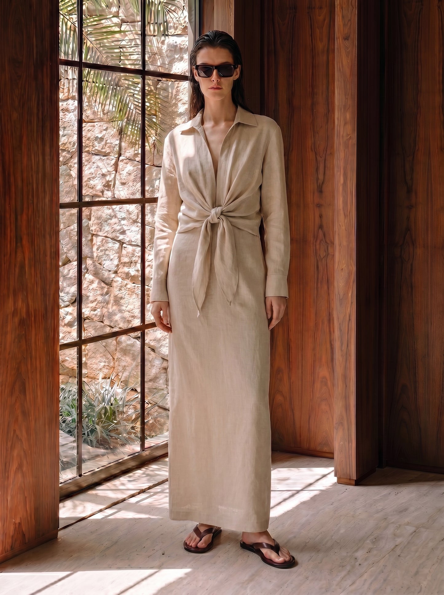 Andrea Linen Dress