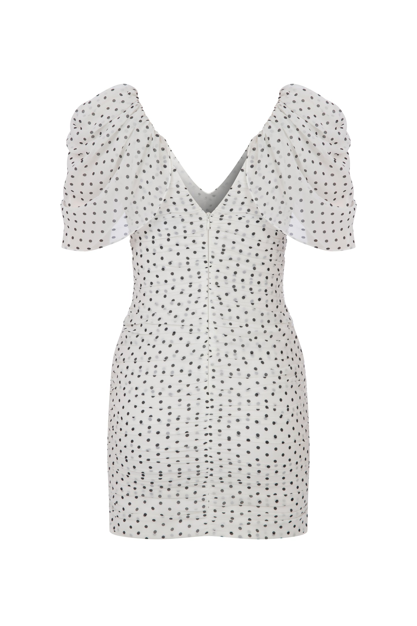 Poem Polka Dot Chiffon Dress