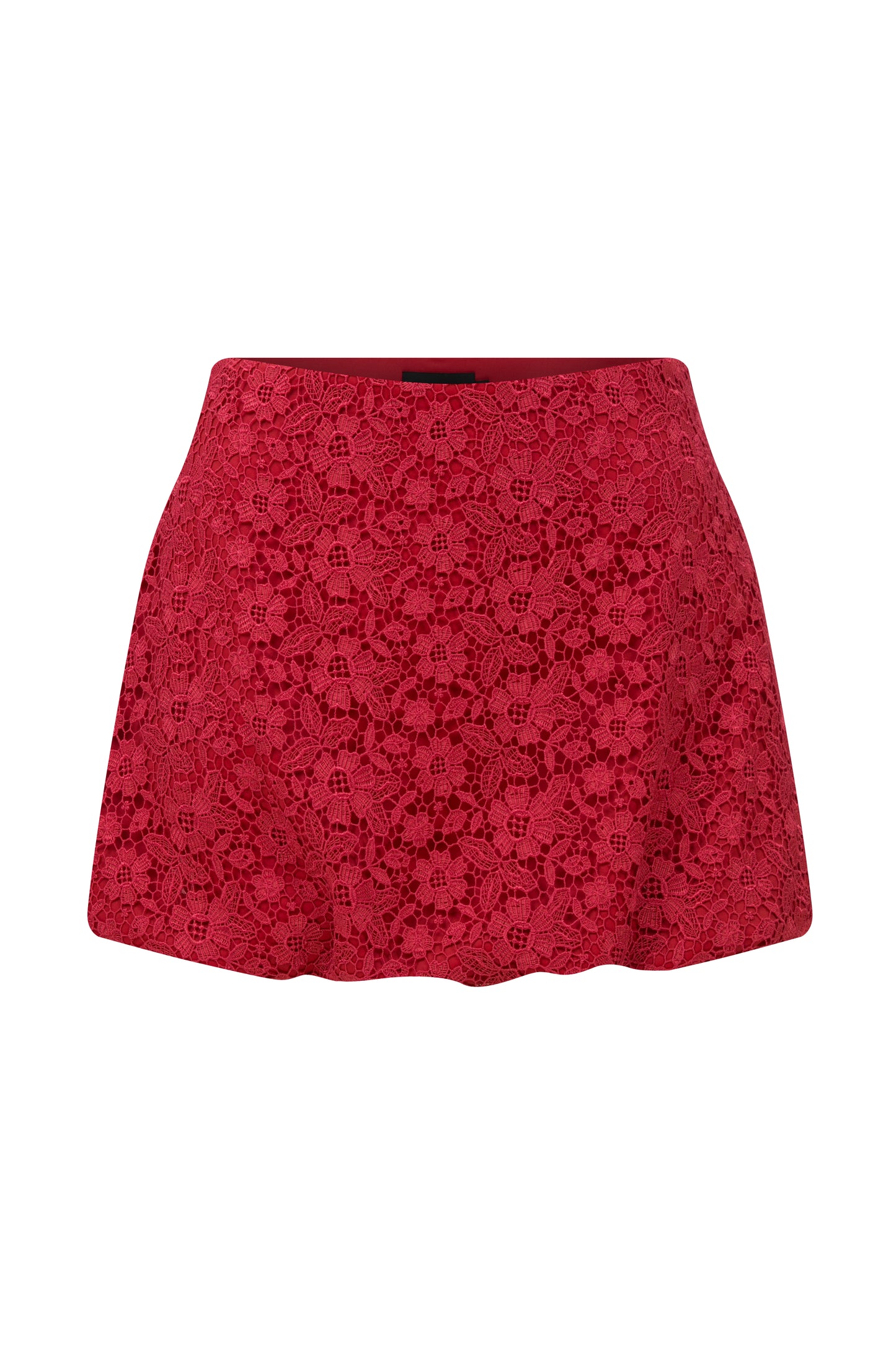 MELANGE GUIPURE SKIRT
