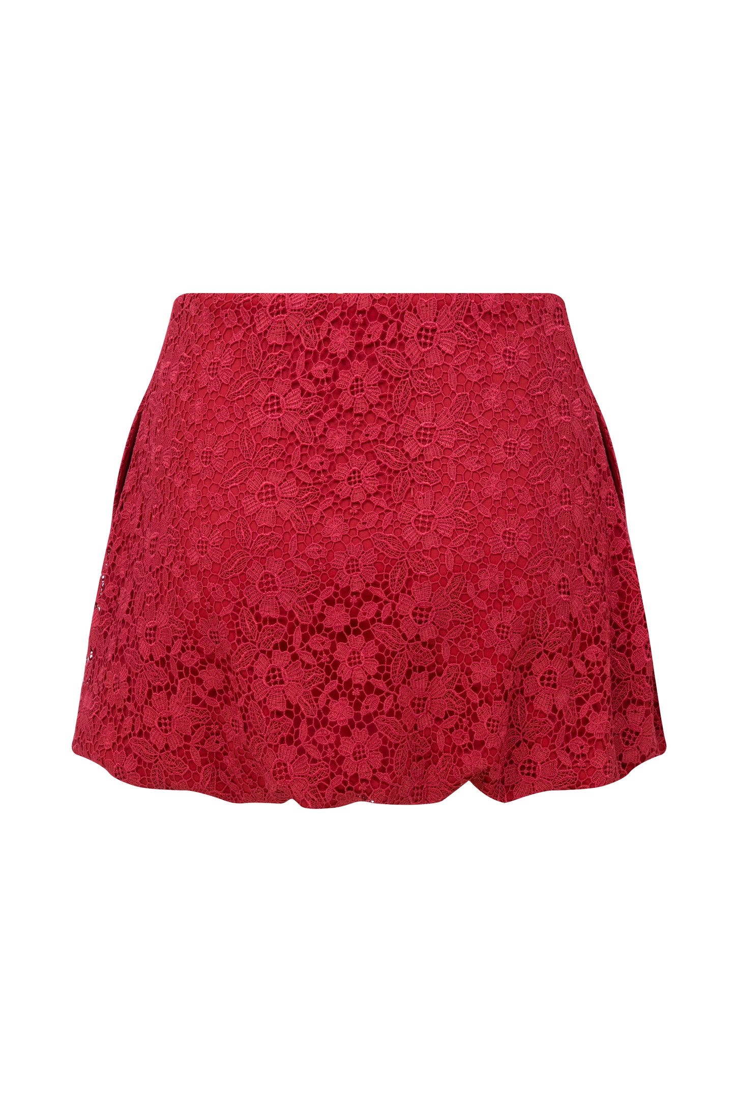 MELANGE GUIPURE SKIRT
