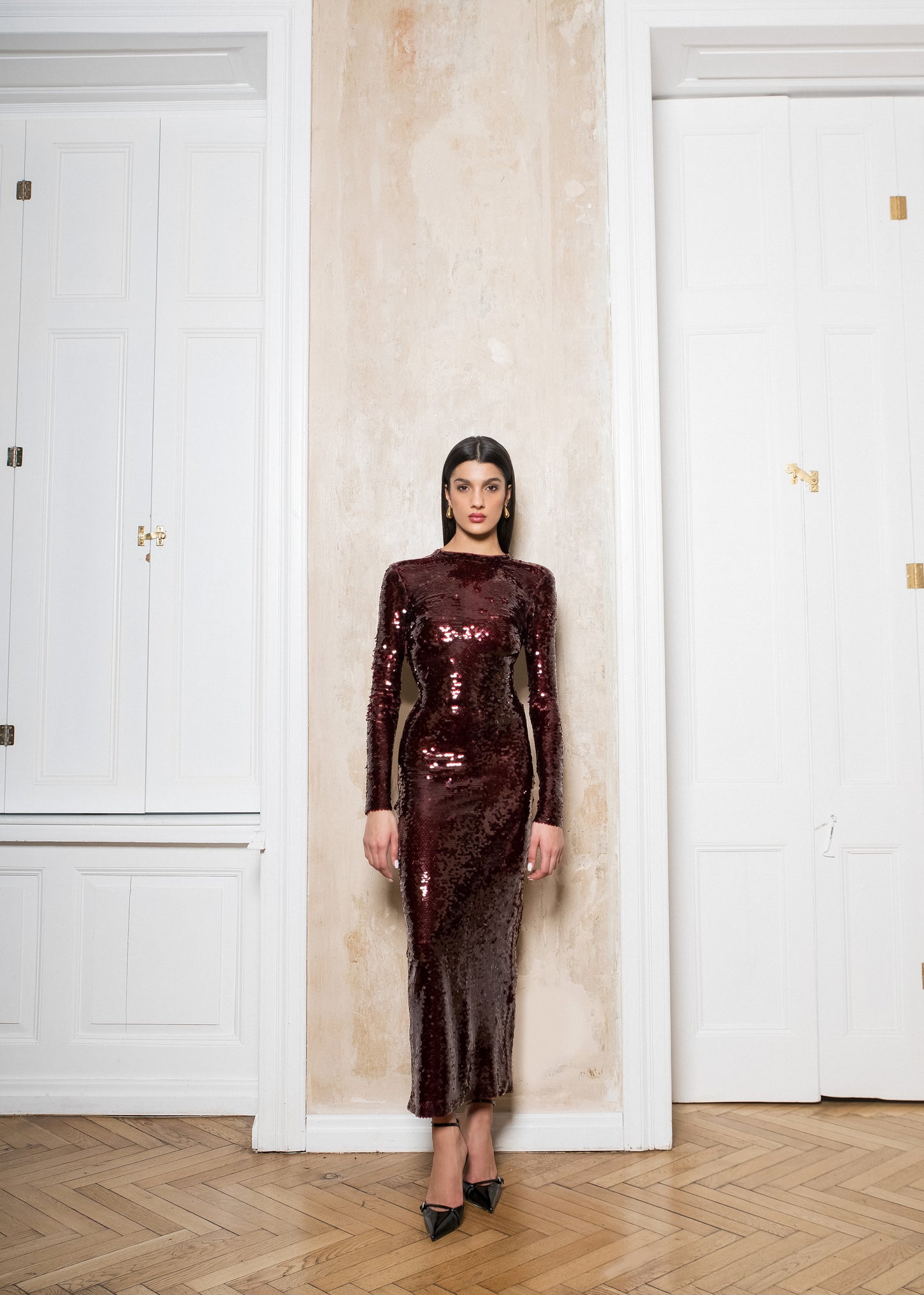 VANESSA DRESS SEQUINED