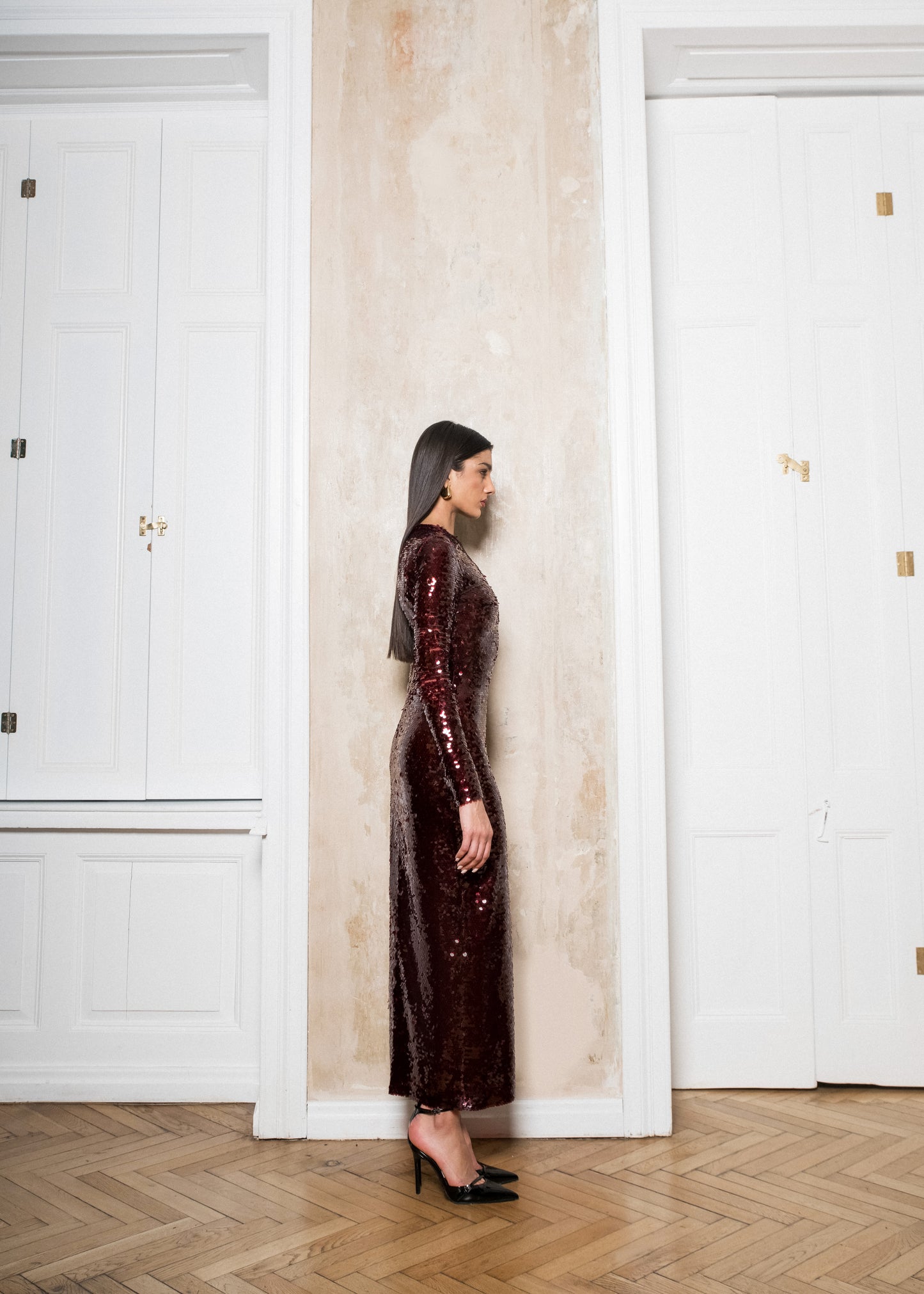 VANESSA DRESS SEQUINED