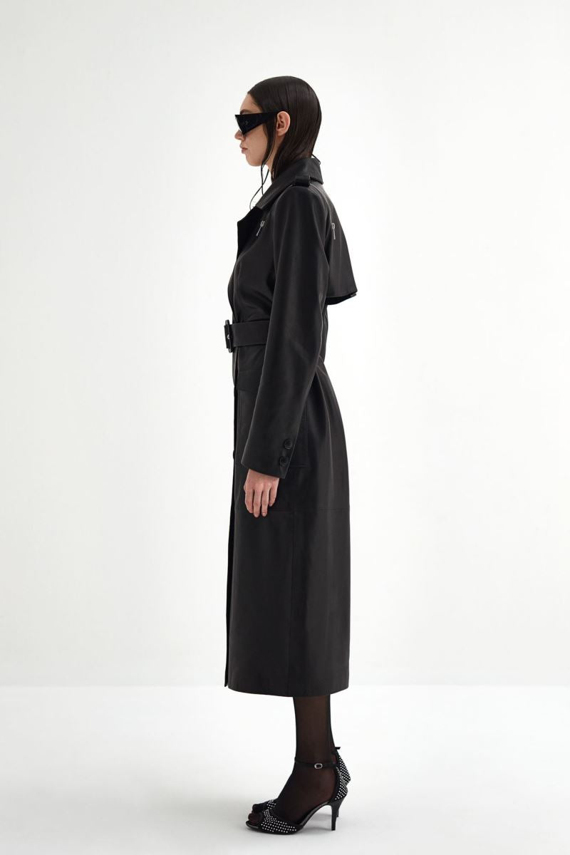 MAEVE LEATHER COAT