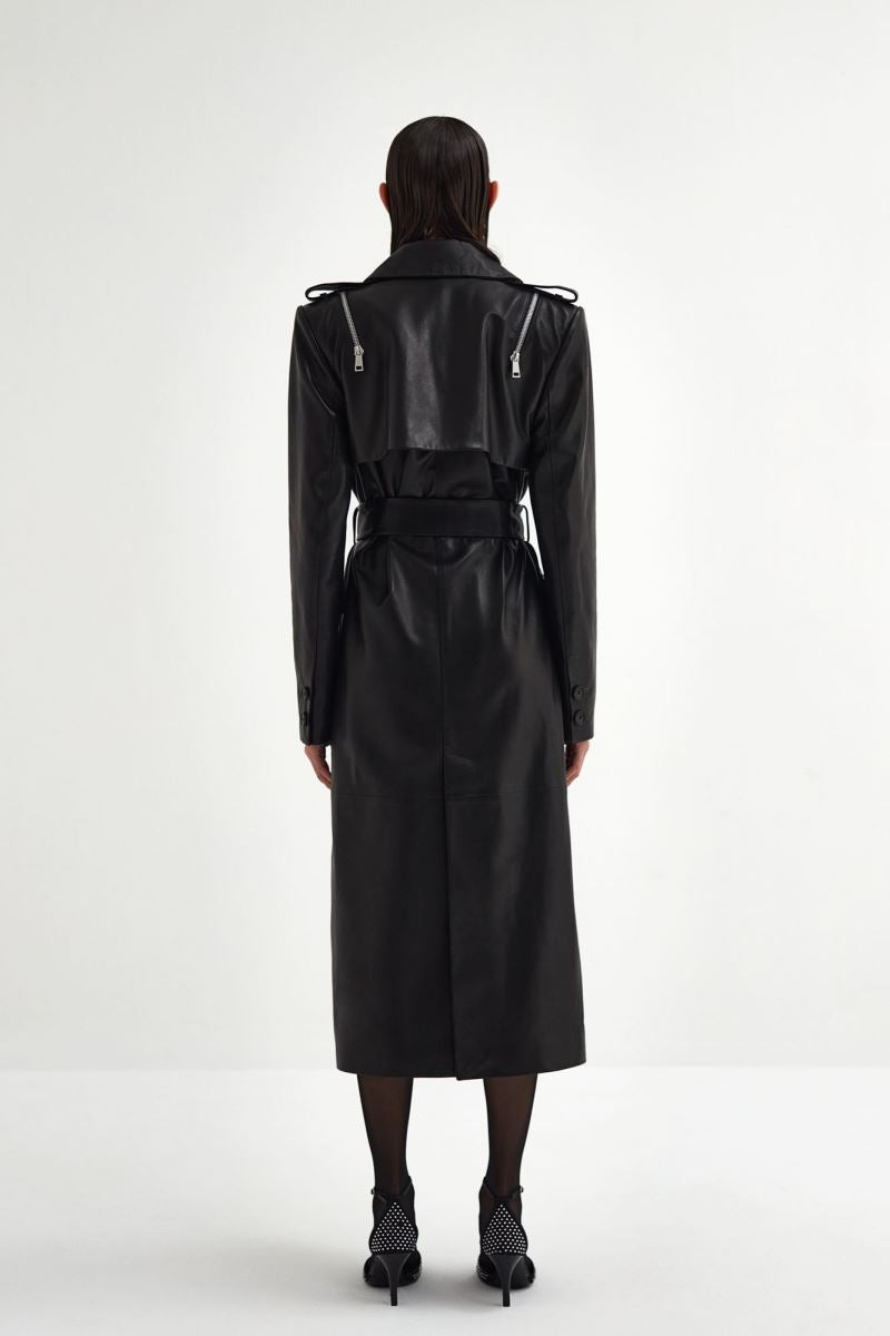 MAEVE LEATHER COAT
