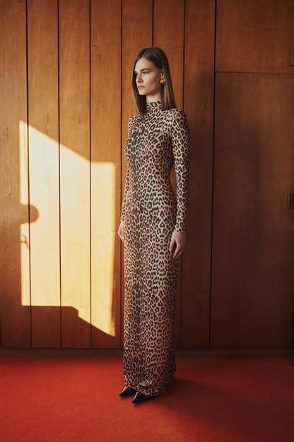 VANESSA LEOPARD DRESS