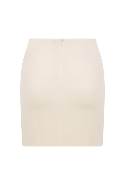 AURELIE DRAPED MINI SKIRT