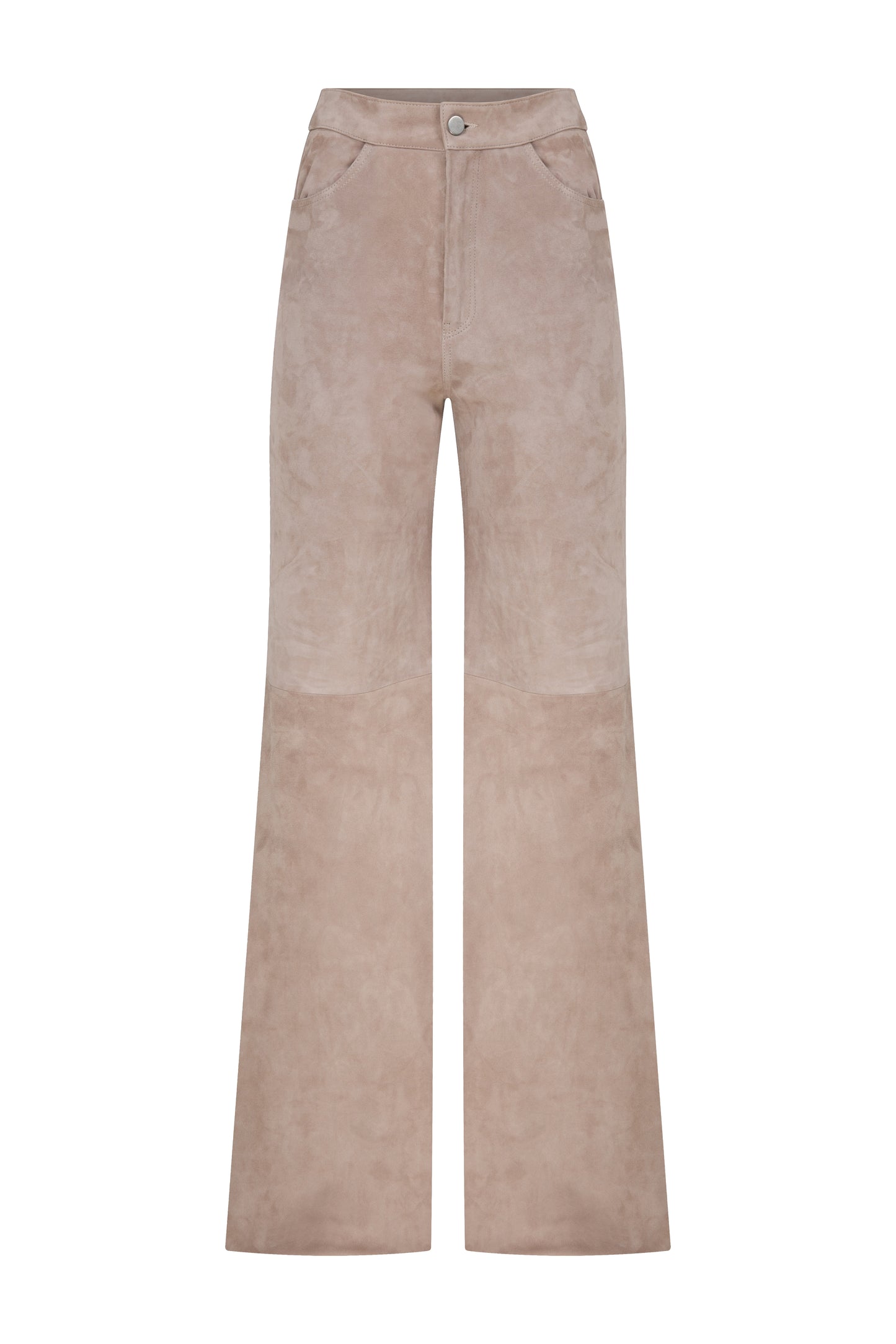 CLAIRE FLARED SUEDE PANTS