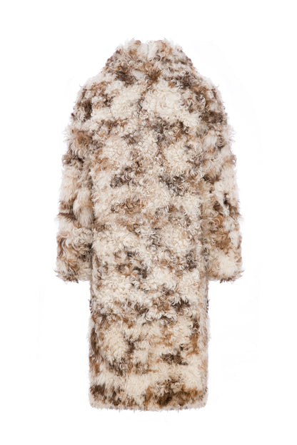 ROJA SHAGGY SHEARLING COAT