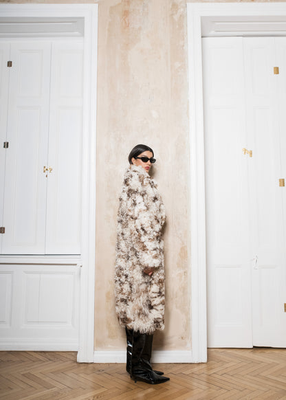 ROJA SHAGGY SHEARLING COAT